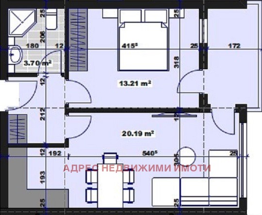 Te koop  1 slaapkamer Stara Zagora , Tri tsjutsjura - sever , 65 m² | 28129968 - afbeelding [3]