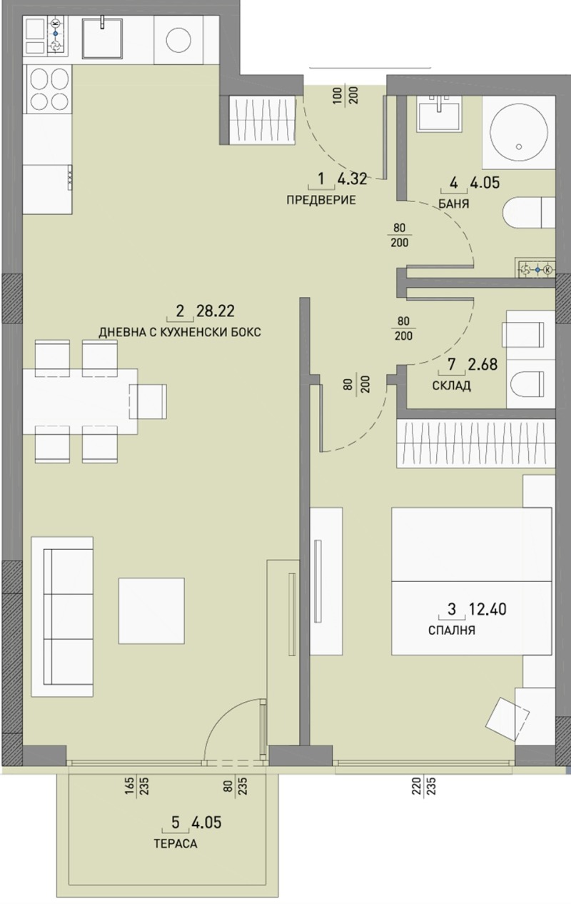 Продава 2-СТАЕН, гр. София, Малинова долина, снимка 3 - Апартаменти - 52248544