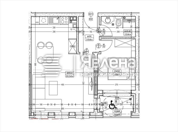 Продава 2-СТАЕН, гр. София, Кръстова вада, снимка 2 - Апартаменти - 56275930