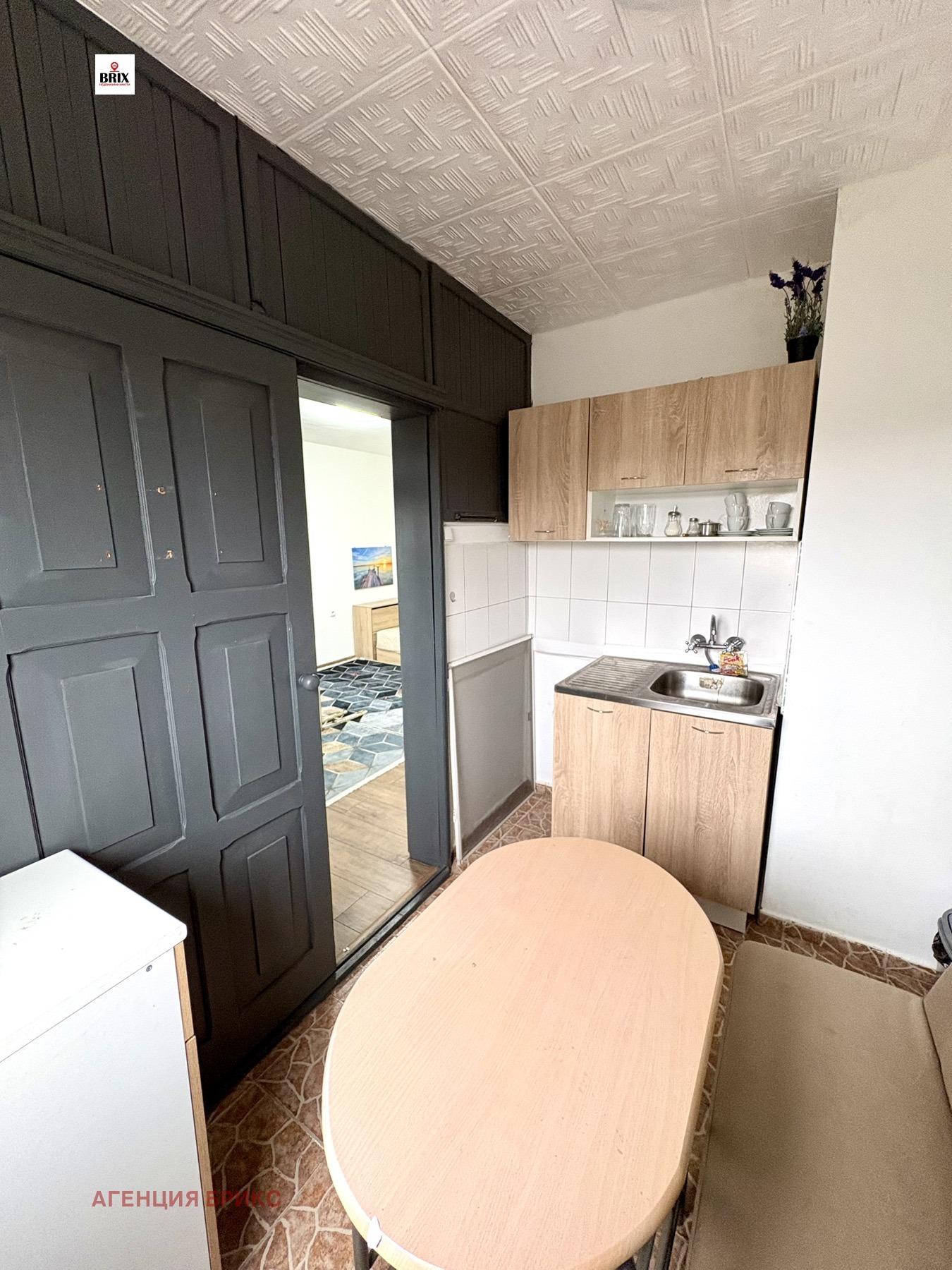 Продава 1-СТАЕН, гр. Русе, Здравец Изток, снимка 3 - Апартаменти - 53961992