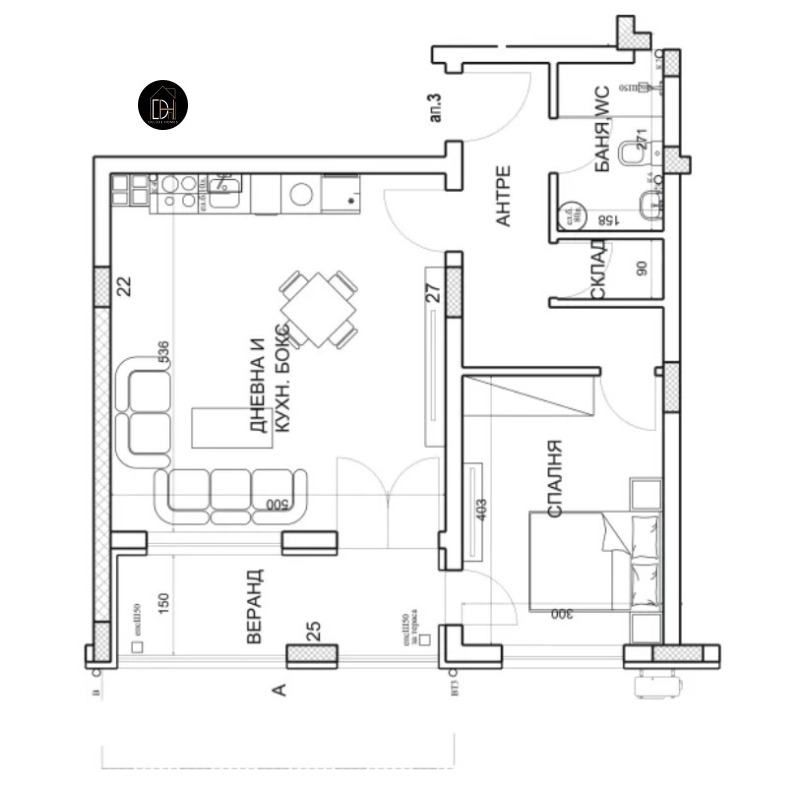 Продава 2-СТАЕН, гр. Пловдив, Младежки Хълм, снимка 2 - Aпартаменти - 47589769