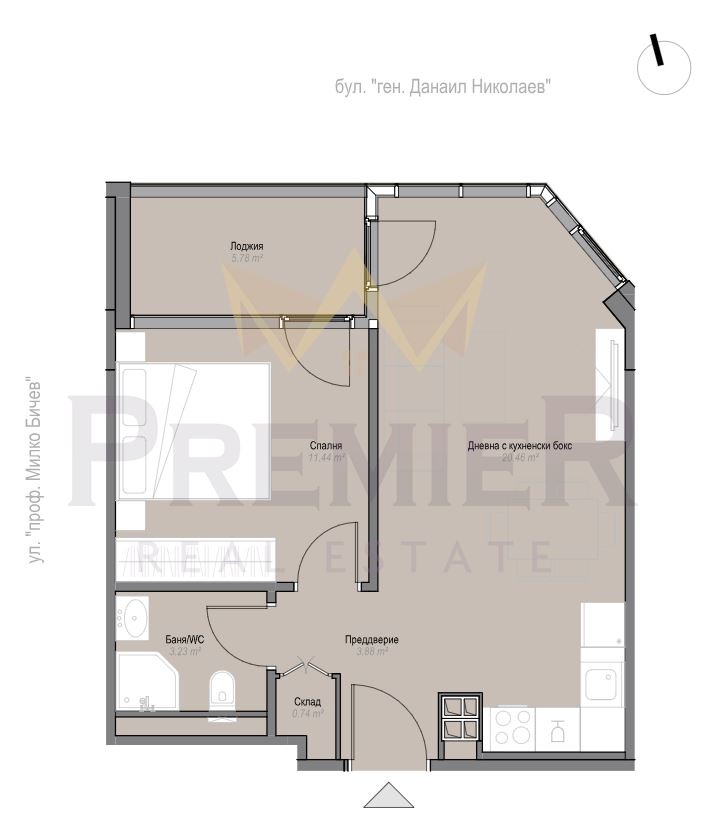 Продава 2-СТАЕН, гр. София, Оборище, снимка 2 - Aпартаменти - 49009129