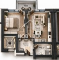 Продава  2-стаен град Варна , Кайсиева градина , 54 кв.м | 30625015 - изображение [2]