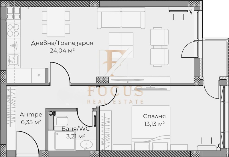 Продава 2-СТАЕН, гр. Пловдив, Христо Смирненски, снимка 2 - Aпартаменти - 49586642