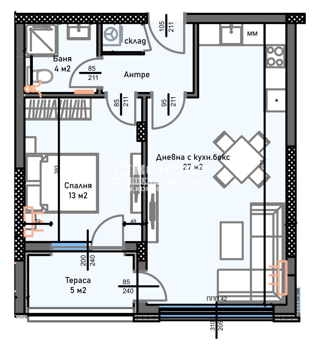 Продава 2-СТАЕН, с. Марково, област Пловдив, снимка 2 - Апартаменти - 53743808