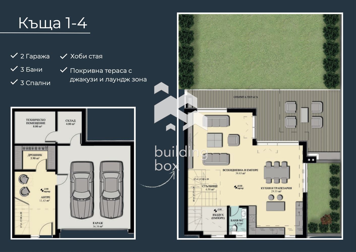 Продава КЪЩА, гр. София, с. Панчарево, снимка 3 - Къщи - 56065010