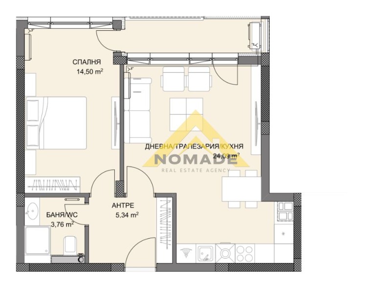 Продава 2-СТАЕН, гр. Пловдив, Христо Смирненски, снимка 5 - Aпартаменти - 45227889