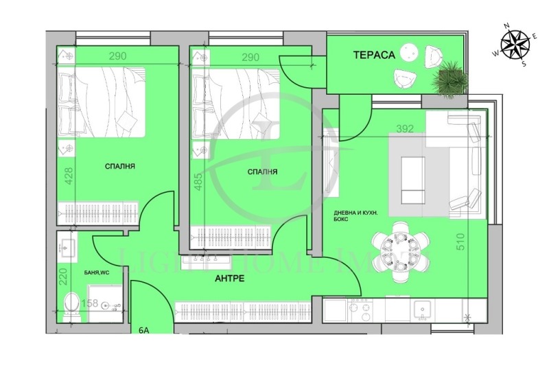 Продава 3-СТАЕН, гр. Пловдив, Христо Смирненски, снимка 12 - Aпартаменти - 48153268