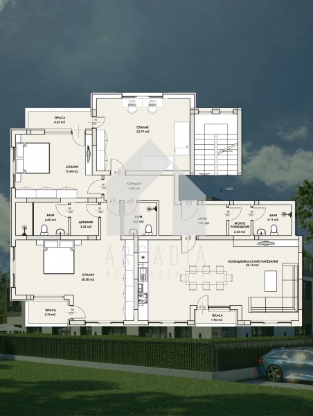 Продава 2-СТАЕН, гр. Пловдив, Коматевско шосе, снимка 2 - Апартаменти - 53633979