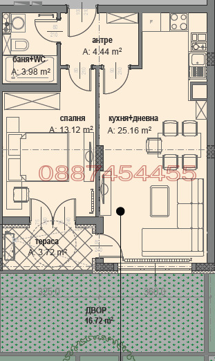 Продава 2-СТАЕН, гр. Перник, Изток, снимка 3 - Апартаменти - 56651034