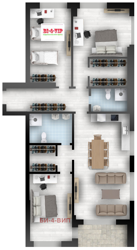 Продава 4-СТАЕН, гр. София, Кръстова вада, снимка 8 - Апартаменти - 55200553