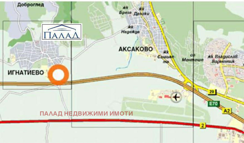Продава ПАРЦЕЛ в област Варна, гр. Игнатиево - 8600 кв.м / 495 000 € » 968 135.85 лв., ПАЛАД НЕДВИЖИМИ ИМОТИ
