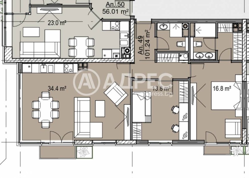 À venda  2 quartos Sofia , Krastova vada , 118 m² | 75597687 - imagem [2]