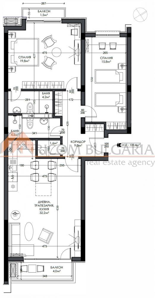 Продава 3-СТАЕН, гр. Варна, Виница, снимка 1 - Aпартаменти - 46509060