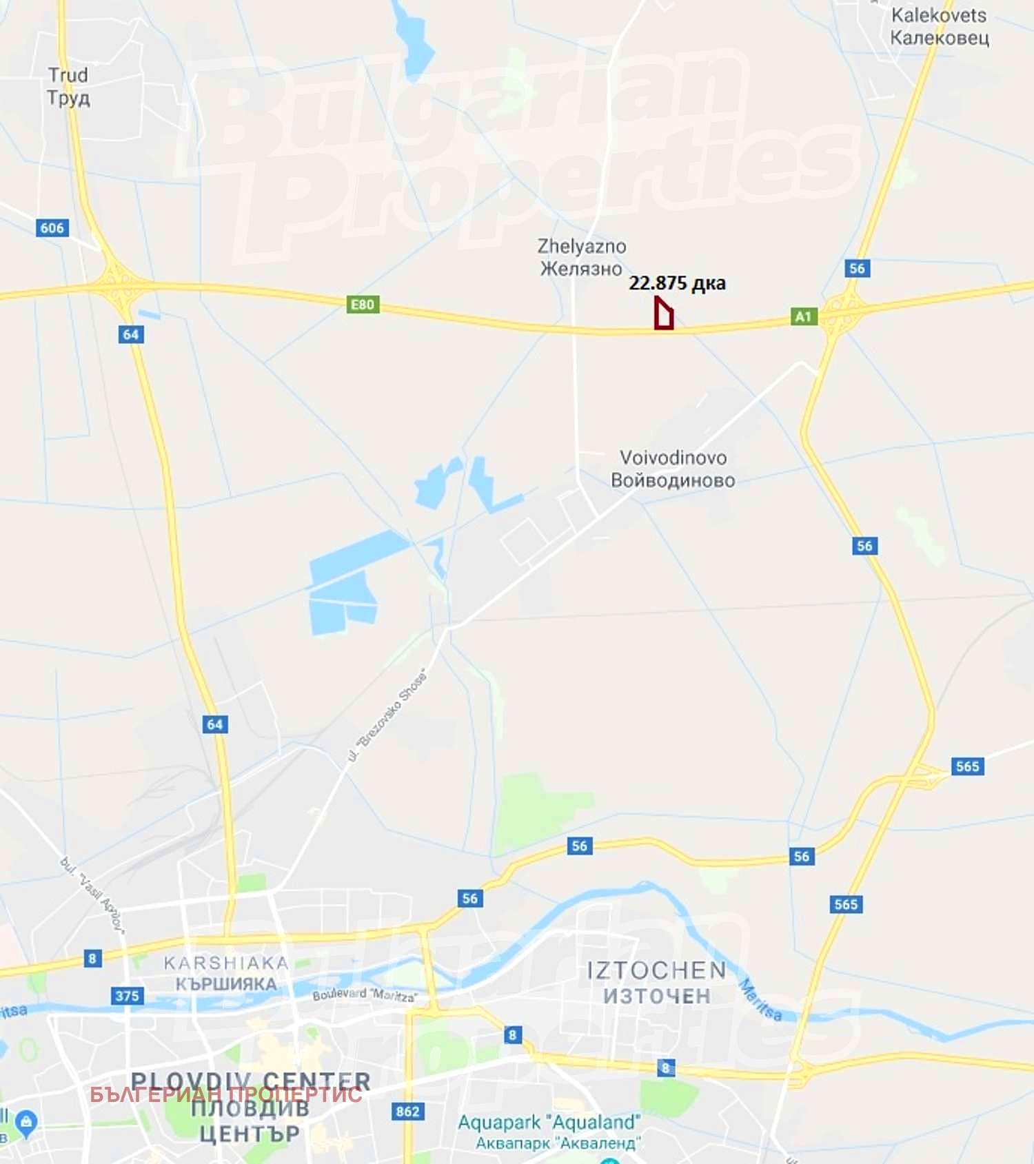 Продава ПАРЦЕЛ, с. Войводиново, област Пловдив, снимка 2 - Парцели - 49309660