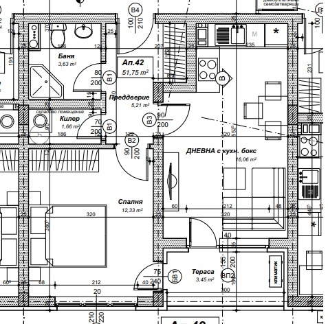 Продава  2-стаен град София , Левски В , 60 кв.м | 68008387 - изображение [2]