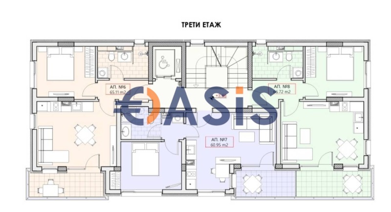 Продава 2-СТАЕН, гр. Свети Влас, област Бургас, снимка 13 - Апартаменти - 52138937