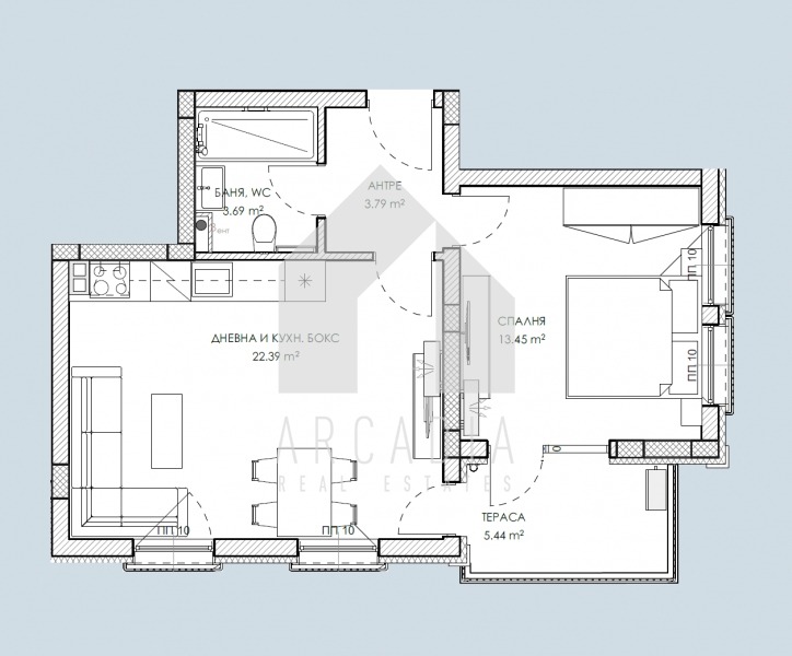 Продава 2-СТАЕН, гр. Пловдив, Христо Смирненски, снимка 4 - Апартаменти - 54232408
