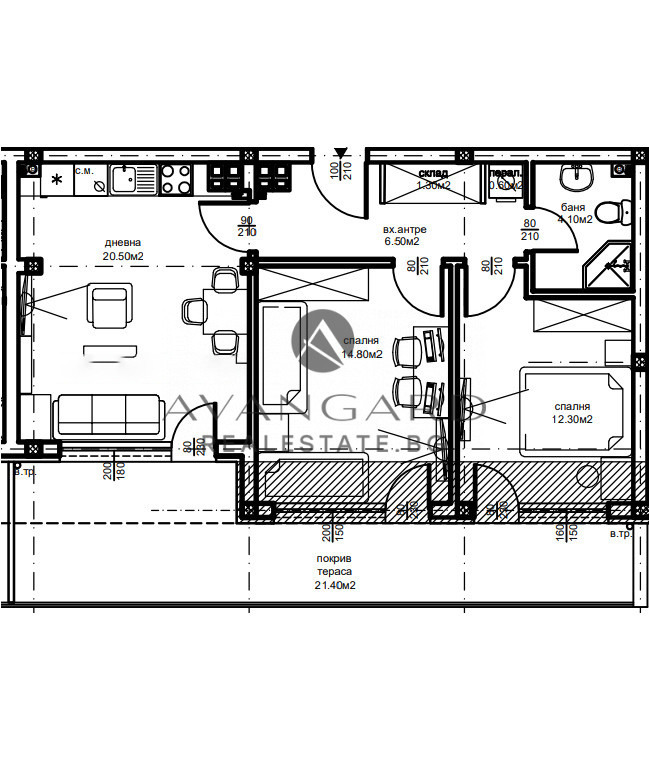 Продава  3-стаен град Пловдив , Кючук Париж , 110 кв.м | 10296775 - изображение [2]