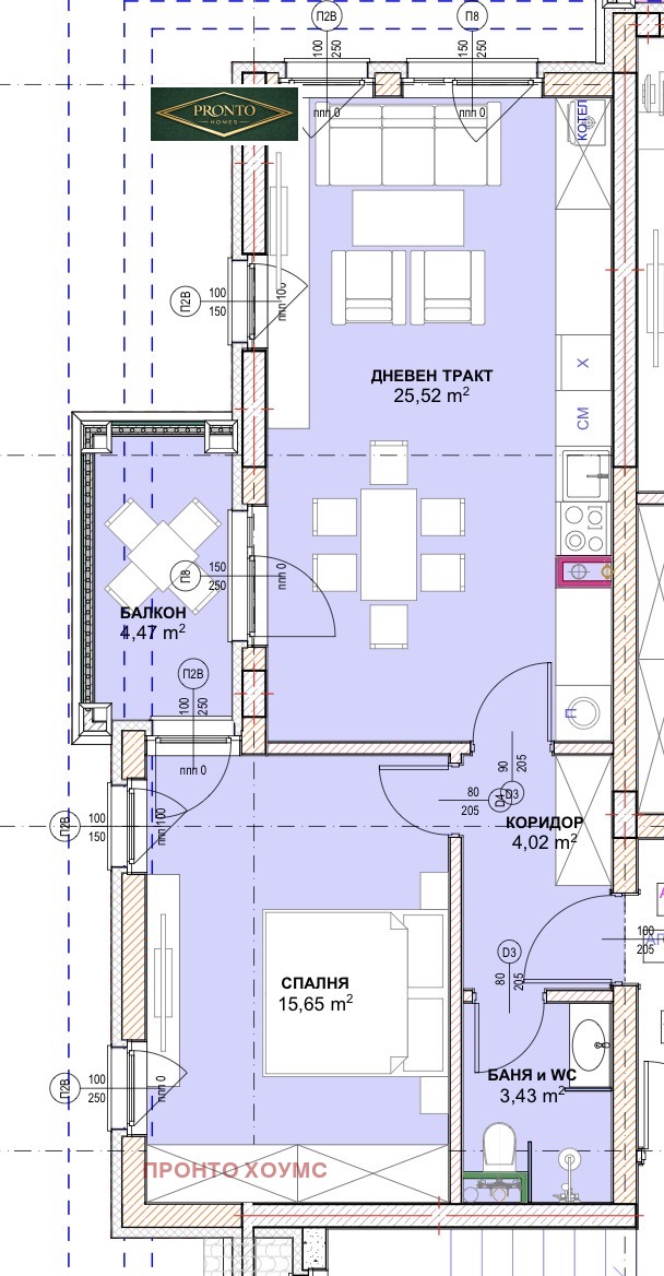Продава 2-СТАЕН, гр. София, Малинова долина, снимка 5 - Апартаменти - 53343627