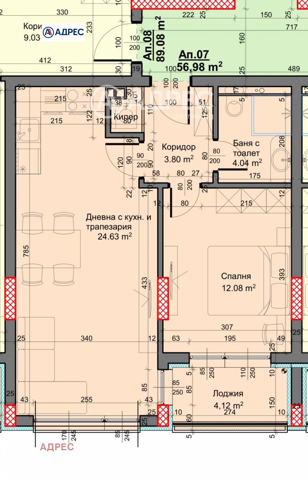 Продава 2-СТАЕН, гр. Варна, м-т Пчелина, снимка 1 - Апартаменти - 54218173