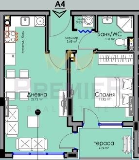 Продава  2-стаен, град Бургас, Хоризонт • 82 899 EUR • ID 36437685 — holmes.bg - [1] 