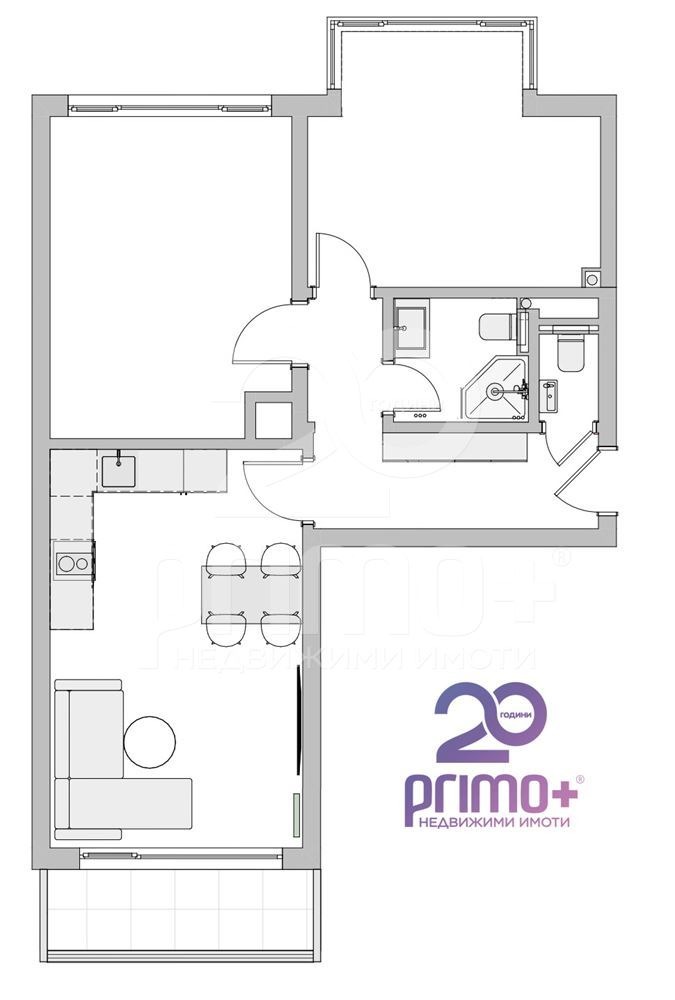 De vânzare  2 dormitoare Sofia , Strelbiște , 73 mp | 36580041 - imagine [6]
