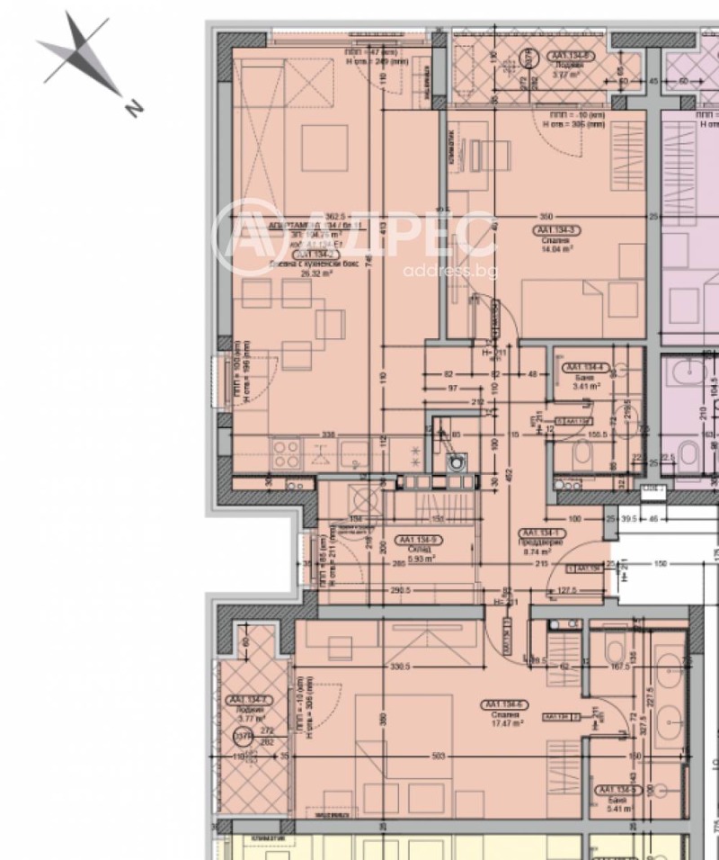 Til salgs  2 soverom Sofia , Bojana , 135 kvm | 46145203 - bilde [4]