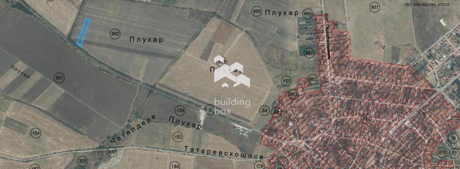 Продава ПАРЦЕЛ, гр. Първомай, област Пловдив