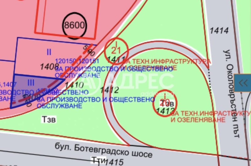 Til salg  Grund Sofia , Vrazhdebna , 1512 kvm | 36276232 - billede [2]