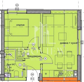 2-СТАЕН, 44 m2