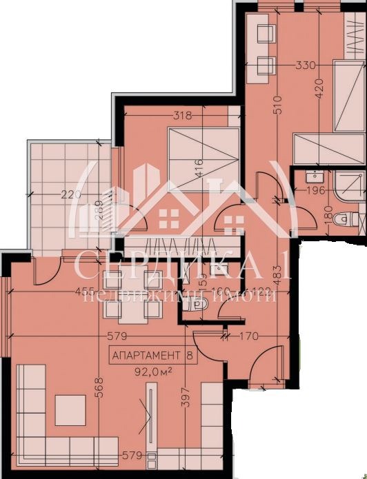 Продава 3-СТАЕН, гр. София, Манастирски ливади, снимка 3 - Апартаменти - 54217176