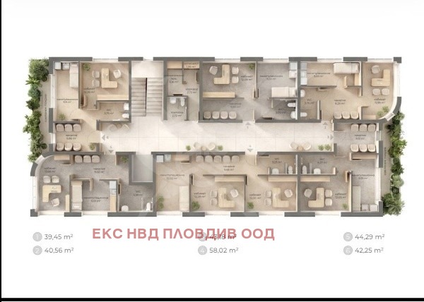 Продава ОФИС, гр. Пловдив, Захарна фабрика, снимка 2 - Офиси - 54553964
