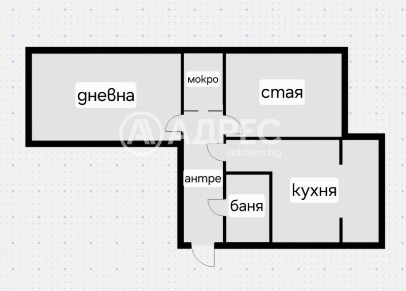 Till salu  2 sovrum Sofia , Hadji Dimitar , 56 kvm | 66543319 - bild [4]