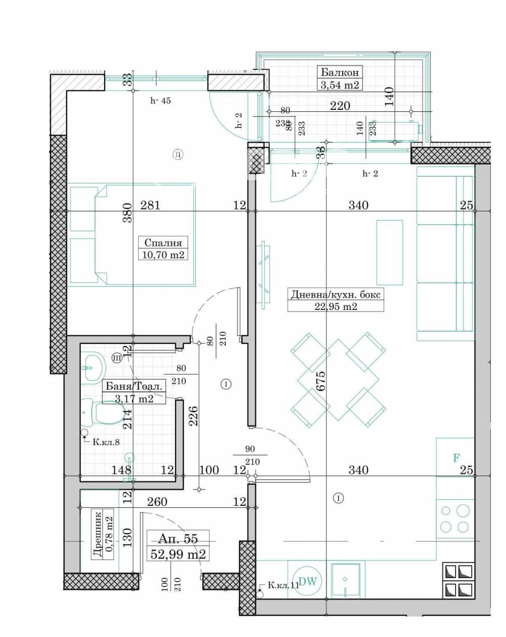 Продава 2-СТАЕН, гр. Варна, Левски 1, снимка 4 - Апартаменти - 55120779