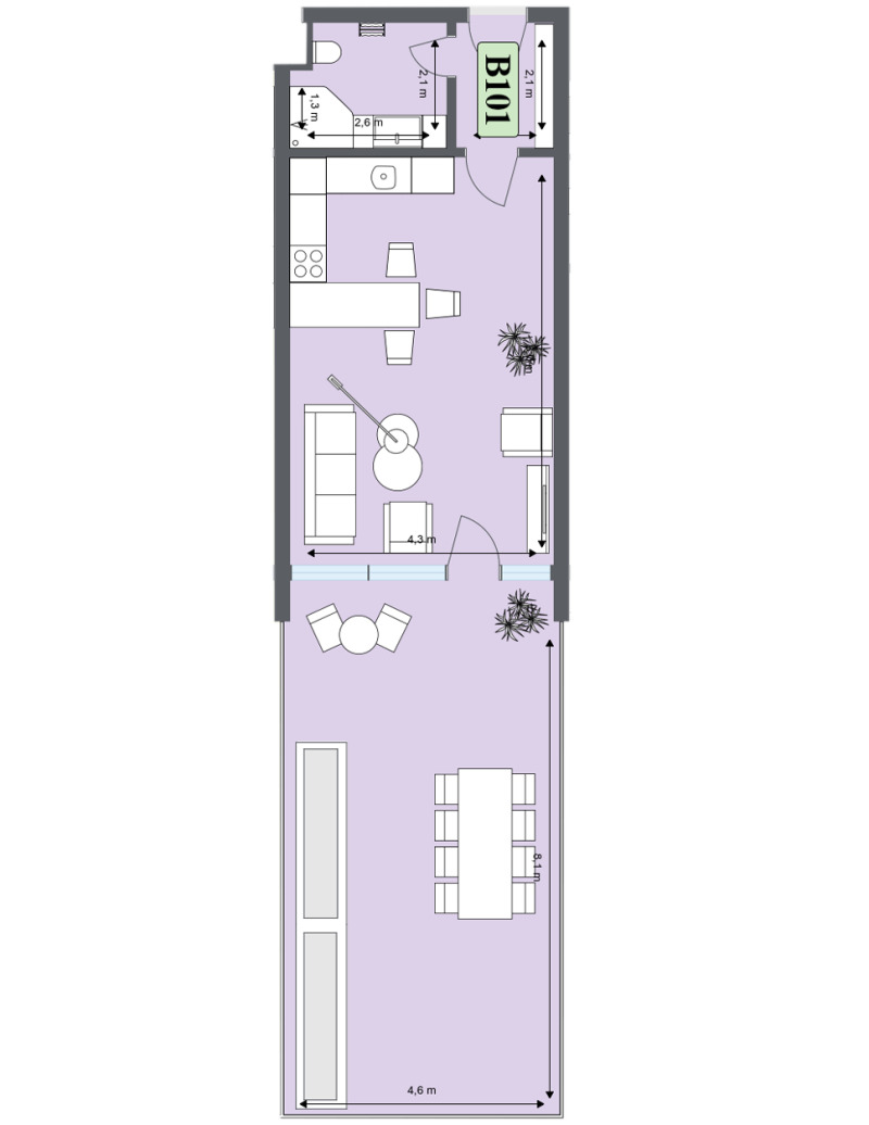 In vendita  Studio regione Blagoevgrad , Bansko , 72 mq | 57246605 - Immagine [2]