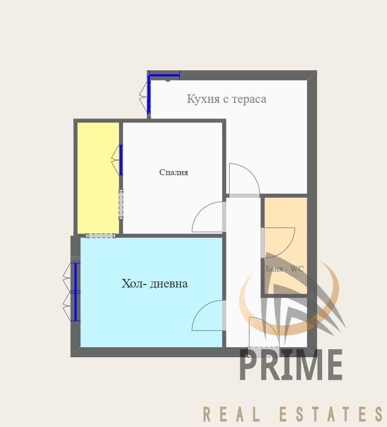À vendre  1 chambre Bourgas , Zornitsa , 57 m² | 76028643 - image [2]