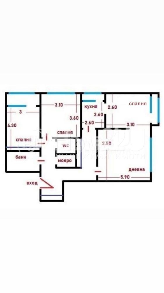 Te koop  3 slaapkamers Sofia , Krasna poljana 1 , 100 m² | 52844325 - afbeelding [9]