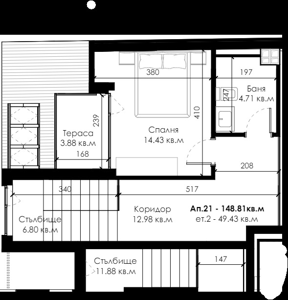 Продава МЕЗОНЕТ, гр. София, Овча купел 2, снимка 7 - Aпартаменти - 46556640