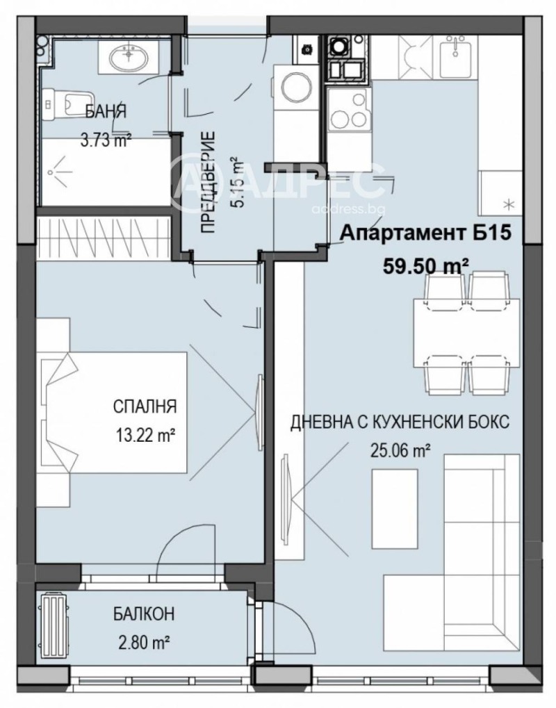 Продава 2-СТАЕН, гр. София, Кръстова вада, снимка 3 - Апартаменти - 52202134