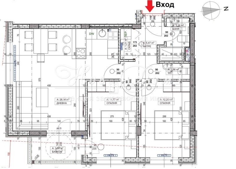 Til salgs  2 soverom Sofia , Slatina , 92 kvm | 36379941 - bilde [8]