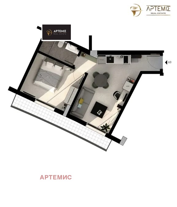 Продава 1-СТАЕН, Извън страната, област Извън страната, снимка 6 - Aпартаменти - 47962365