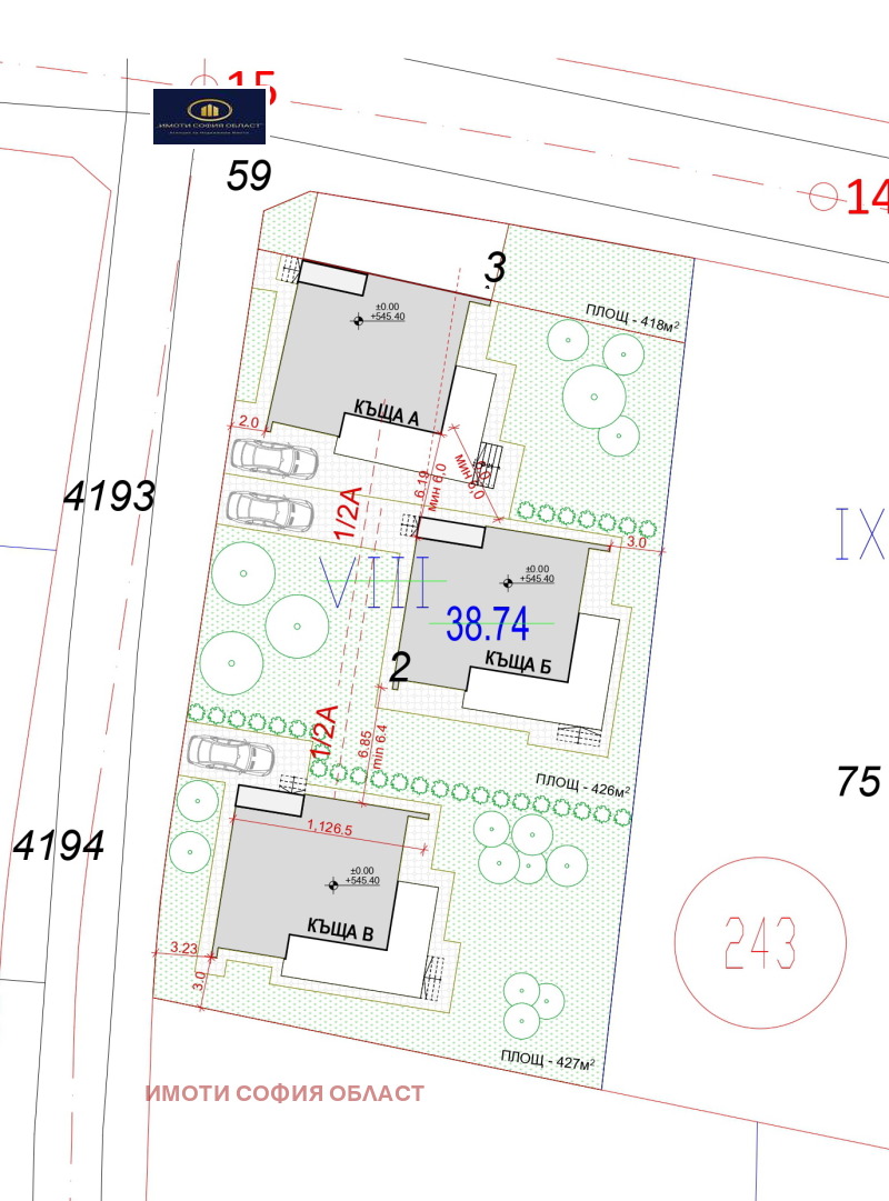 Продава КЪЩА, гр. Костинброд, област София област, снимка 11 - Къщи - 52387539