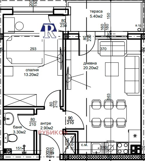 Продается  1 спальня Пловдив , Беломорски , 60 кв.м | 85038644 - изображение [2]