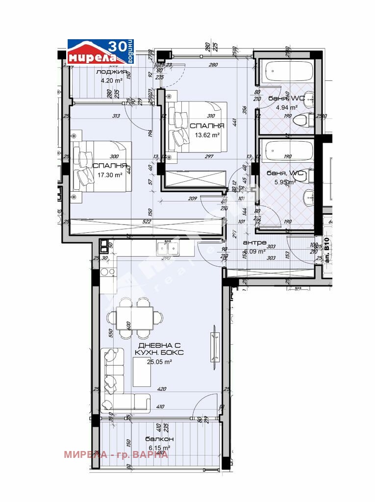 Продава 3-СТАЕН, гр. Варна, Виница, снимка 1 - Aпартаменти - 48781071