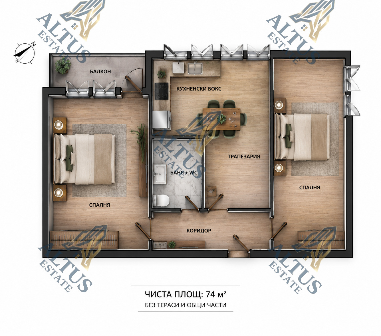 Продава 3-СТАЕН, гр. София, Медицинска академия, снимка 1 - Апартаменти - 54540466