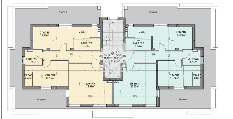 Продается  1 спальня София , Овча купел , 96 кв.м | 38007727 - изображение [2]