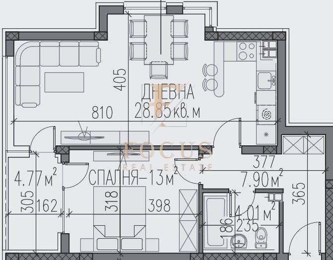 Продаја  1 спаваћа соба Пловдив , Тракија , 87 м2 | 92499675 - слика [2]
