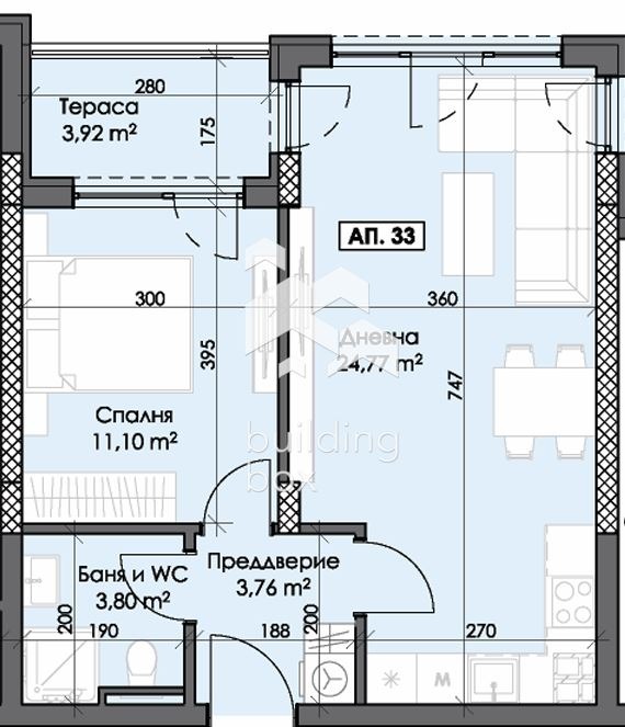 In vendita  1 camera da letto Plovdiv , Trakiia , 66 mq | 63764644 - Immagine [7]