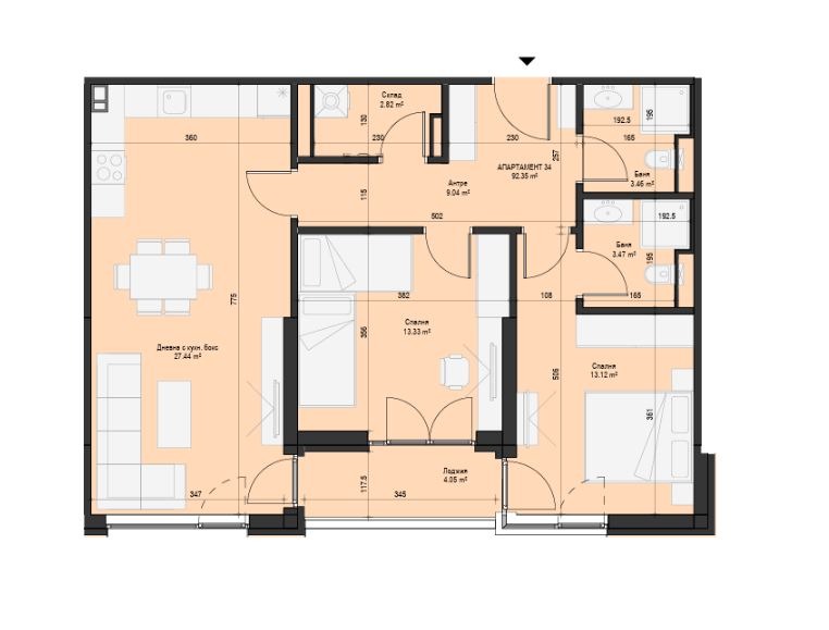 À vendre  2 chambres Sofia , Mladost 4 , 110 m² | 42304907 - image [3]